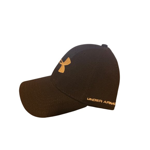 Under Armour Black Fitted Hat LG/XL Mens Stretch Fit - Picture 2 of 5